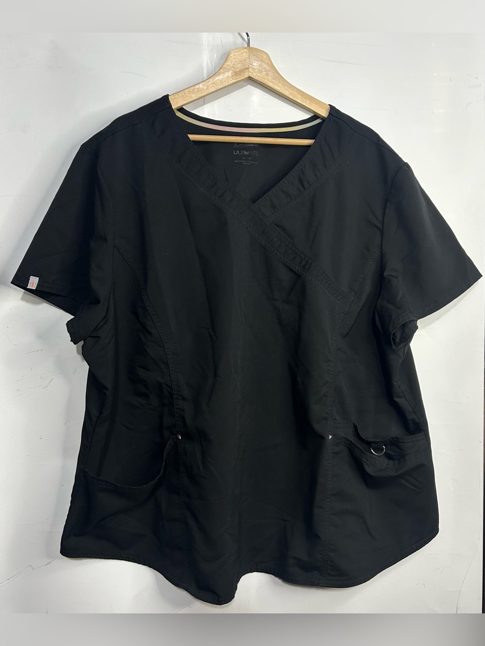 5‎ for $25🔥ScrubStar Ultimate Black Scrub Top 3XL